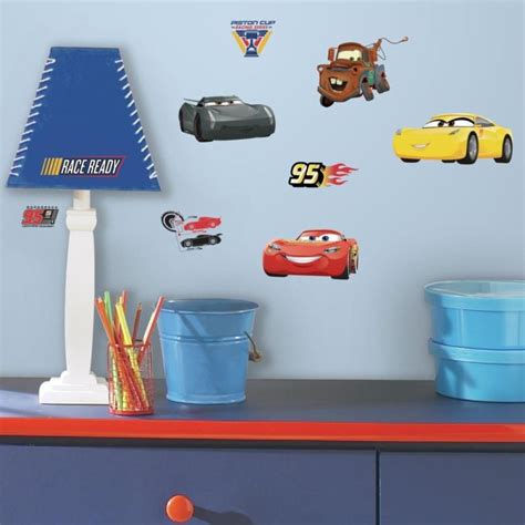 Disney Pixar Cars 3 Movie Wall Decals 15 Lightening Mcqueen Mater