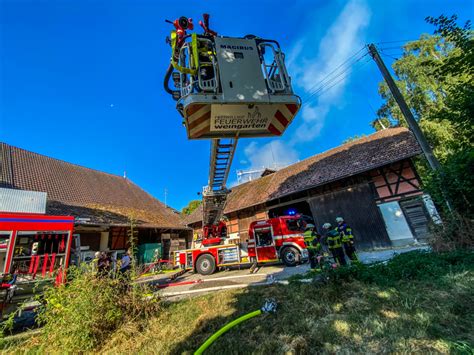 Gro Brand Freiwillige Feuerwehr Weingarten