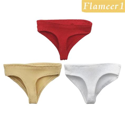 3 Pieces 1 6 Scale Women Briefs Underwear Lingerie For 12inch Action Figures Shopee Singapore
