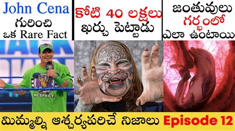 🔰 Top Interesting And Unknown Facts In Telugu Telugu Facts New Episode