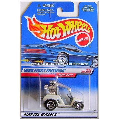 Hot Wheels Tee D Off 1999 First Editions 9 26 Collector 683 White Gray 074299098901 On