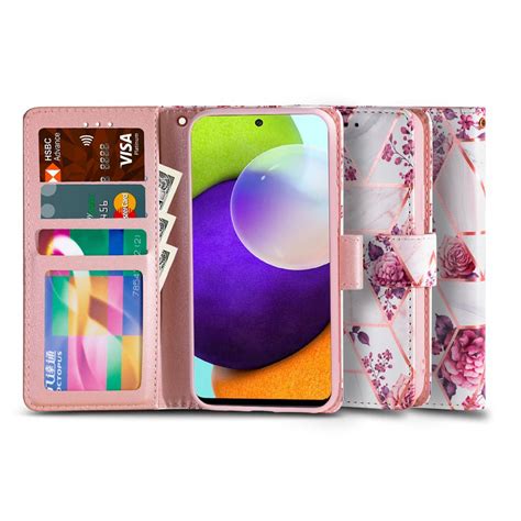 Kni Kov Kryt Tech Protect Wallet Galaxy A Lte G Floral Rose