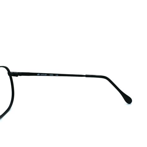 Artcraft Eyeglasses Men Matte Black Made In Usa Full Rim Op Etsy