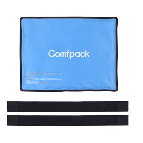 Comfpack Gel Ice Pack For Injuries Reusable Hot Cold Compress Therapy X With