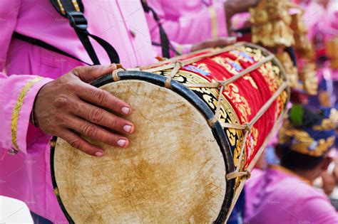 Musicians of Gamelan orchestra | Arts & Entertainment Stock Photos ~ Creative Market