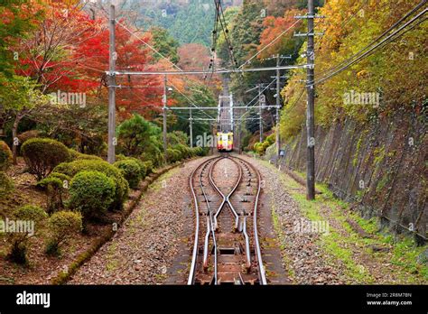 Mount Takaosan cable car Stock Photo - Alamy