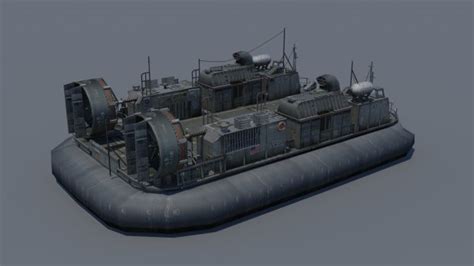 LCAC-27 Hovercraft - DownloadFree3D.com