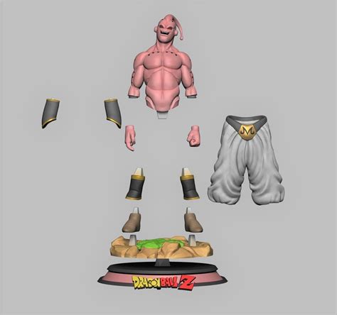 Majin Buu 3d Model 3d Printable Cgtrader