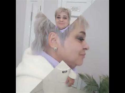 осветление волос в блонд и стрижка - YouTube