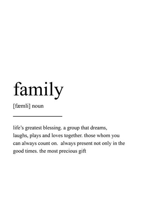 definition of family love quotes - Sade Hoang