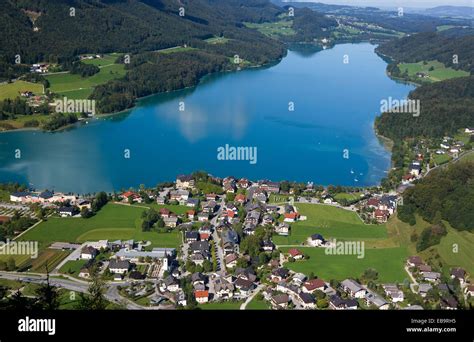 Lake Fuschl, Fuschl am See, Salzkammergut, Salzburg State, Austria ...