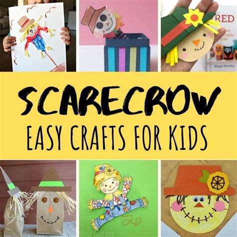 Scarecrow Crafts For Kids That Are Easy 30 Ideas · 42 Off