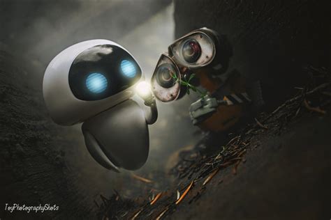 Wall-e Digital Fan Art Wall-e and EVE - Etsy