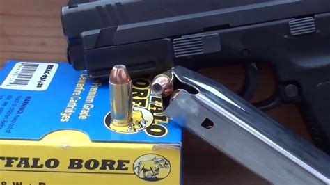 40 S W P Buffalo Bore 155gr JHP Ballistic Gel Test YouTube