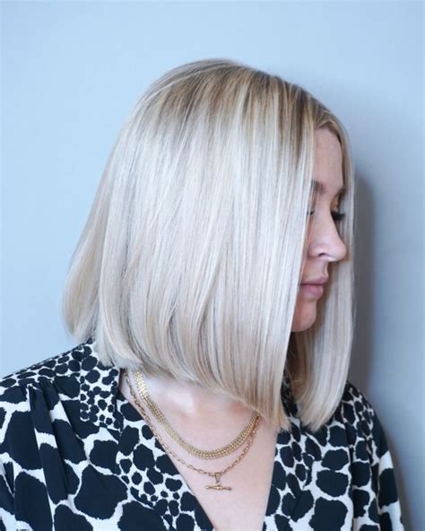 Icy Cool Blonde Bob Blonde Bobs Cool Blonde Blonde