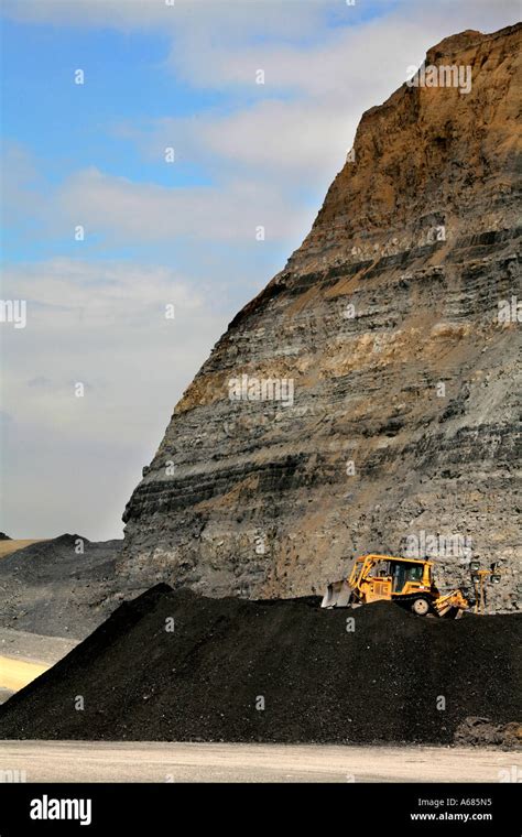 Coal in an open cut mine Stock Photo - Alamy