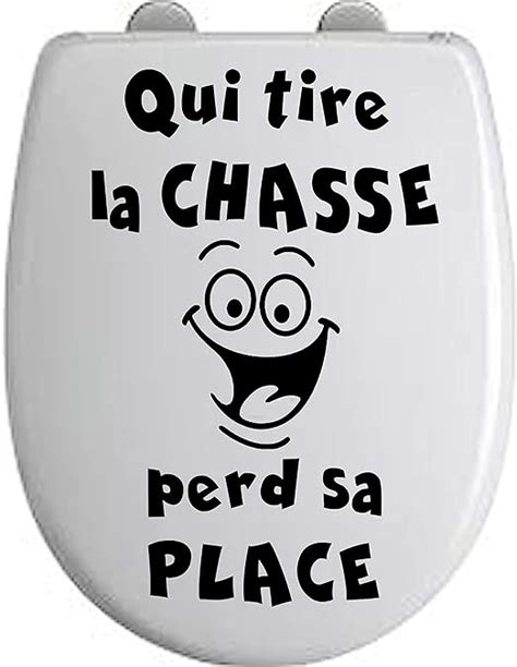 Print Corner Sticker Fun Abattant Toilette Qui Tire La Chasse Perd Sa