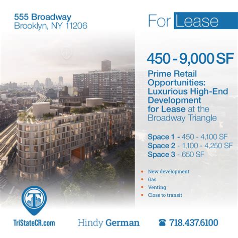 450 9000 Sf 555 Broadway Prime Retail Opportunities For Lease