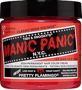 MANIC PANIC Pretty Flamingo Hair Dye Classic High Voltage Semi