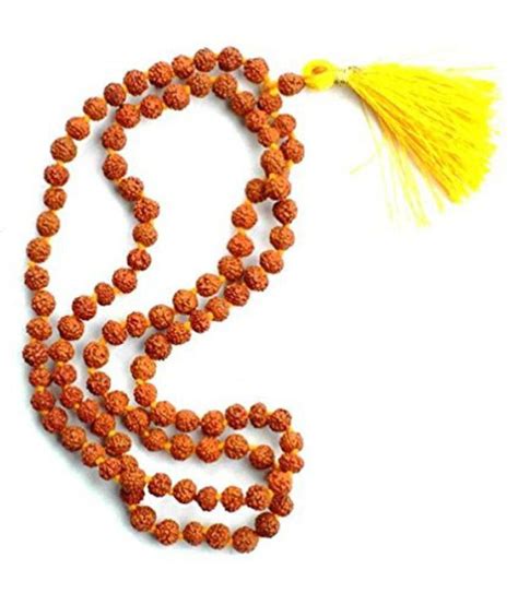 Malabar Gems 5 Mukhi Nepal Rudraksha Mala With 1081 Beads 8mm