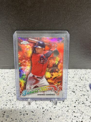 2023 Topps Chrome Update ANDRES GIMENEZ Future Stars Cleveland