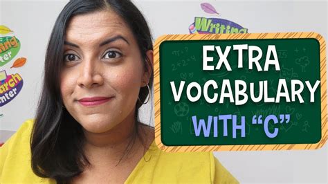 Aprende En Ingl S Extra Vocabulario Con La Letra C Youtube