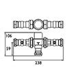 Bristan Gummers 22mm Chrome Tmv3 Thermostatic Mixing Valve With Isolation