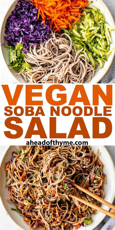 Vegan Soba Noodle Salad Ahead Of Thyme