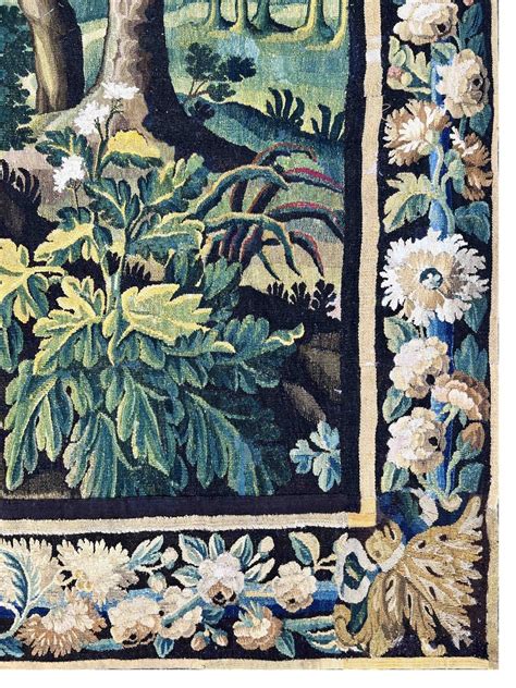 Proantic Exceptionnelle Tapisserie Verdure D Aubusson Me Si Cle