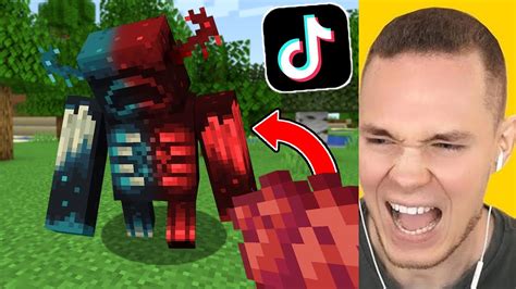 Ich TESTE VIRALE TIK TOK HACKS In Minecraft YouTube