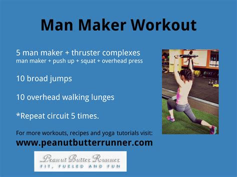 Man Maker Complex Workout - Peanut Butter Runner