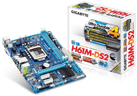 Gigabyte H61 H61m Ds2 H61m S1 Socket 1155 Ddr3 H61 Motherboard Intel