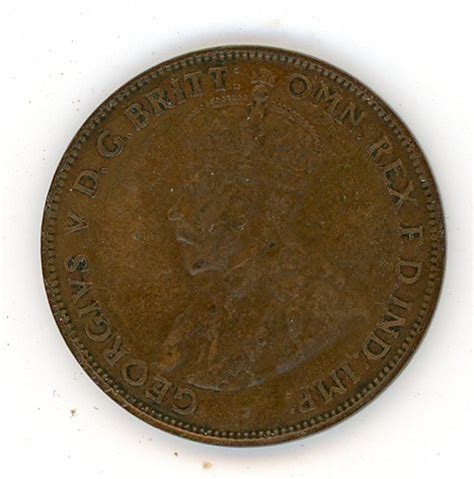 1923 Australian Half Penny FINE