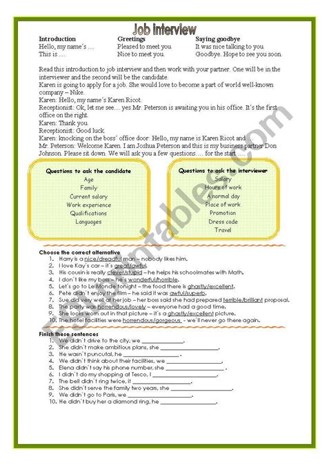 Business English ESL Worksheet By SKteacher