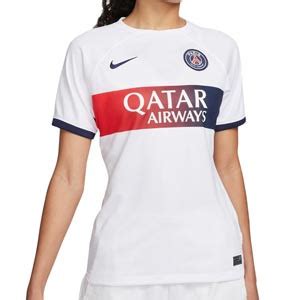 Camiseta Nike PSG Mujer Dri Fit Pre Match Visitante Negra Futbolmania