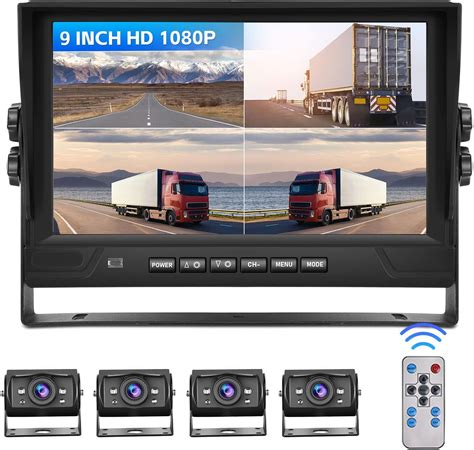 Caméra de recul Filaire Système Kit HD 1080P Moniteur 9 et 4