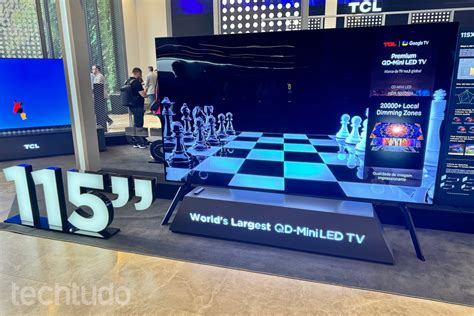 TCL lança maior TV do Brasil 115 polegadas veja detalhes