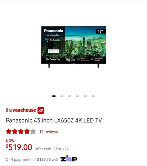 Panasonic TVs : r/newzealand