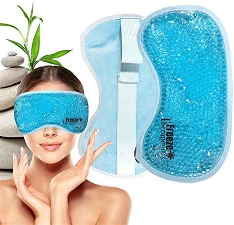 Amazon Thrive Hot Cold Eye Mask Fsa Hsa Approved Reusable Gel Bead Eye Ice Pack And