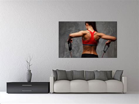 Gym Fitness Print Wall Art Decor Workout Sport Inspiration Etsy