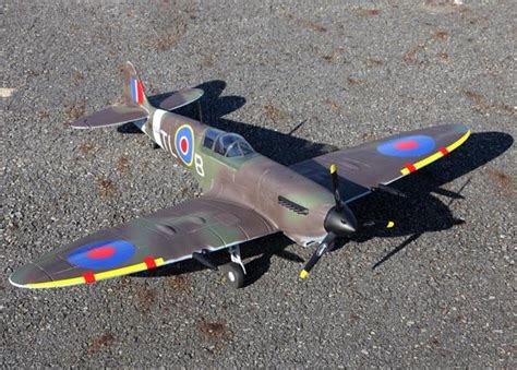 Dynam Spitfire Mm Channel Ghz Fighter W Retracts Flap Ready