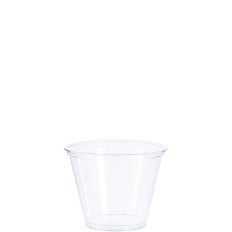 Dart Container Solo Ultra Clear Oz Squat Pet Plastic Cups Tp R