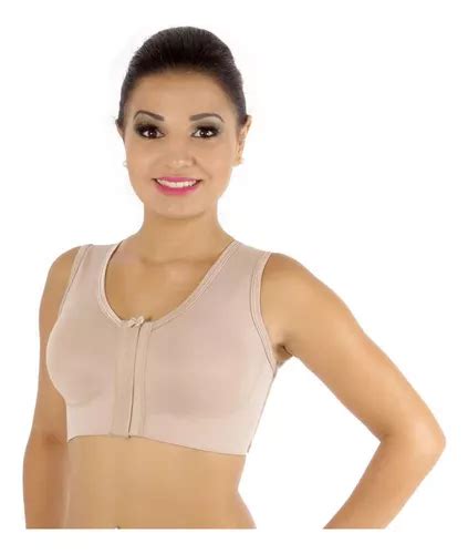 Sutiã Alça Regata Fecho Frontal Tamanho Pp Nude Parcelamento sem juros