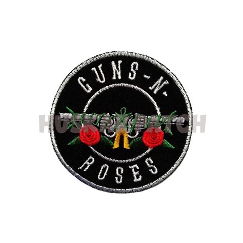 Jual Patch Bordir Emblem Bordir Jahit Gnr Guns N Roses Logo Black