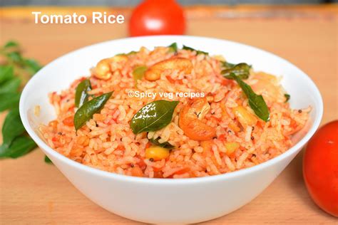 Tomato Rice Recipe Thakali Rice Recipe Step By Step Photo Video