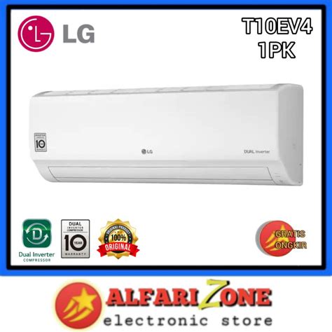 Ac Lg Dual Cool Inverter 1pk T10ev4 Air Conditioner Lg 1pk Inverter