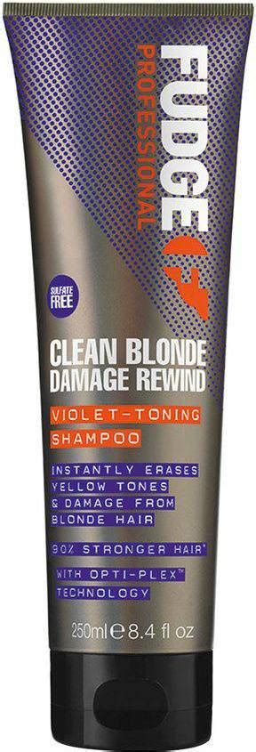 Fudge Clean Blonde Damage Rewind Violet Toning Shampoo 250ml Pris