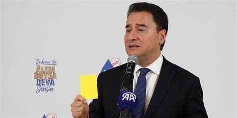 Deva Partisi Genel Ba Kan Ali Babacan Trabzon Da Konu Tu