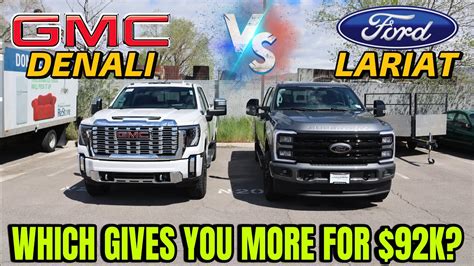 2024 GMC Sierra 3500 Denali VS Ford F350 Lariat Ultimate Is The Ford