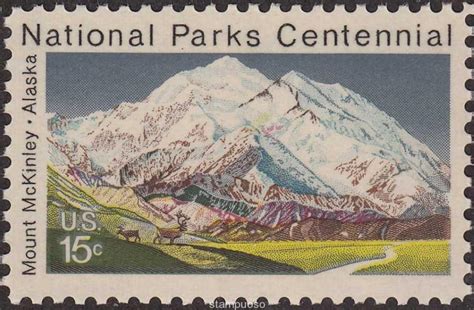 Us Sc National Parks Centennial Mt Mckinley Mi For